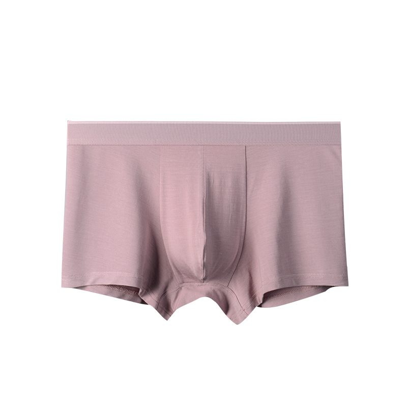 Manufactroy Hot Selling fabric 60s Seamless Boxers Briefs Mens Underwear Solid Color Modal Boxer Shorts Underpants For Man