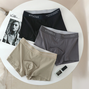 Custom breathable plus size comfortable Cotton briefs men underwear boxer