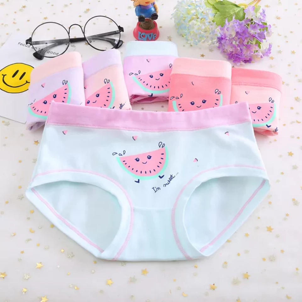 High Quality cotton underwear children underwear girl school kids underwear for wholesale panties briefs
