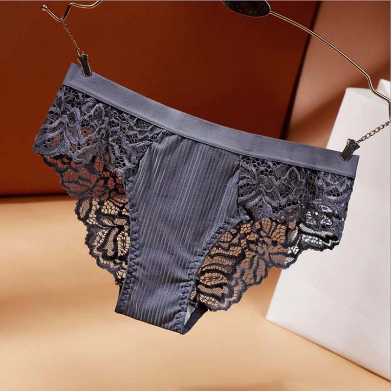 2021 new style lace cotton fabric ladies low waist breathable and quick-drying underwear women