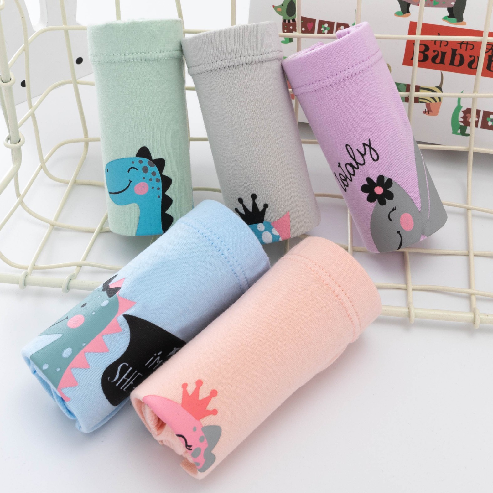 Factory Wholesale Cute Little Kids Play Shorts Baby Girl Panties Children's Underwear