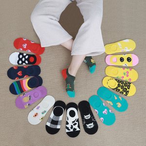 Ladies Fashion Cartoon Short Funny women men Cotton Invisible Low Cut marvel comic designer Ankle Socks