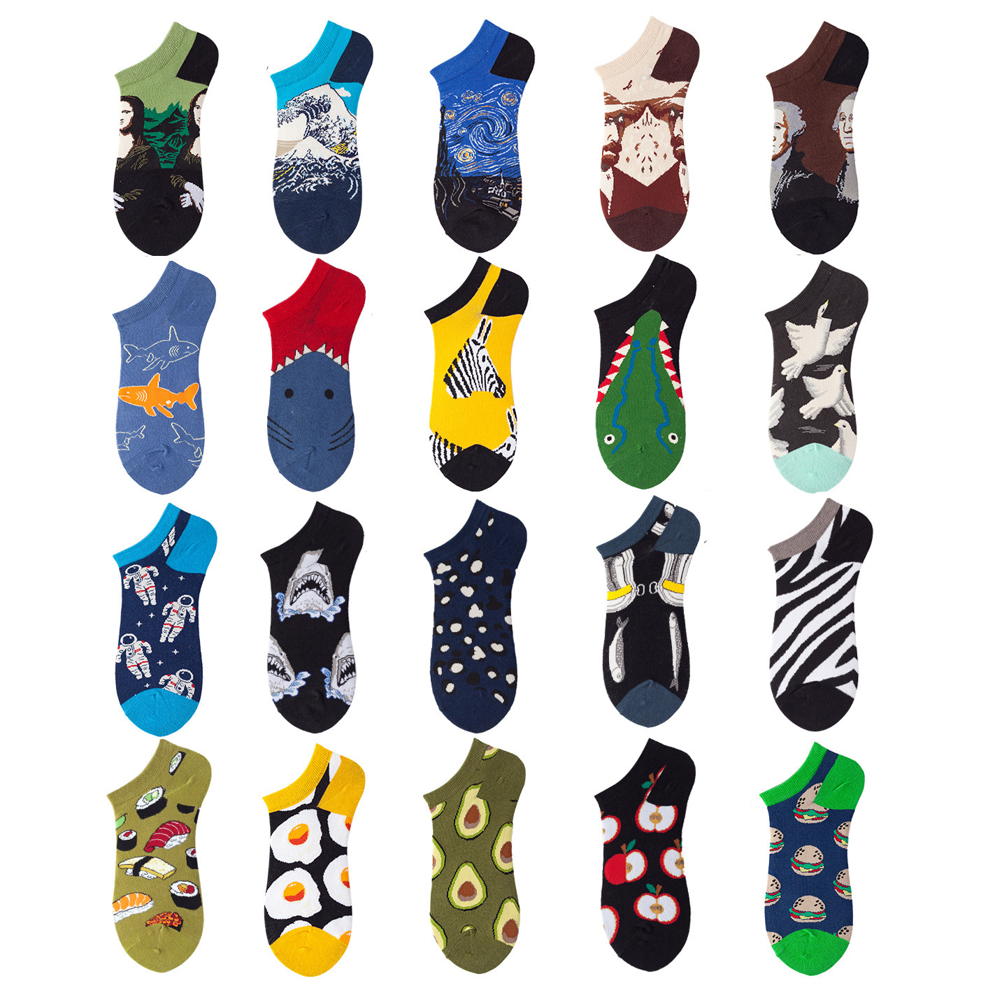 Colorful Men Heel Run Resistant Summer Cotton Anti NO Slip Low Cut Invisible No Show Socks Mens Women Socks Mens