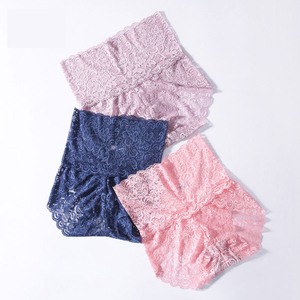High Quality Panties Women Sexy lace Pants large size transparent briefs Underwear Proof Briefs High Waist Female Panties
