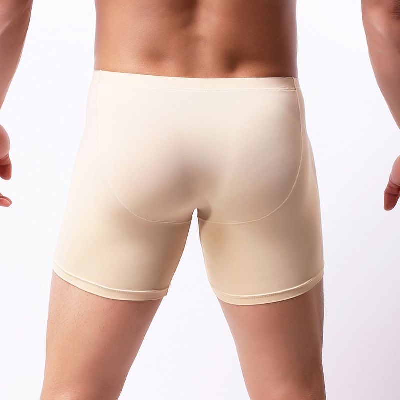 Wholesale Men's Comfortable Breathable Stretch Boxer Shorts Mid-waist Soft Cooling Boxer Brief