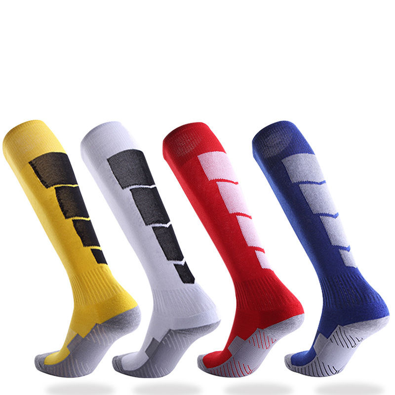 OEM ODM custom men long soccer socks knee copper high stockings football sports anti-slip compression football sport grew socks