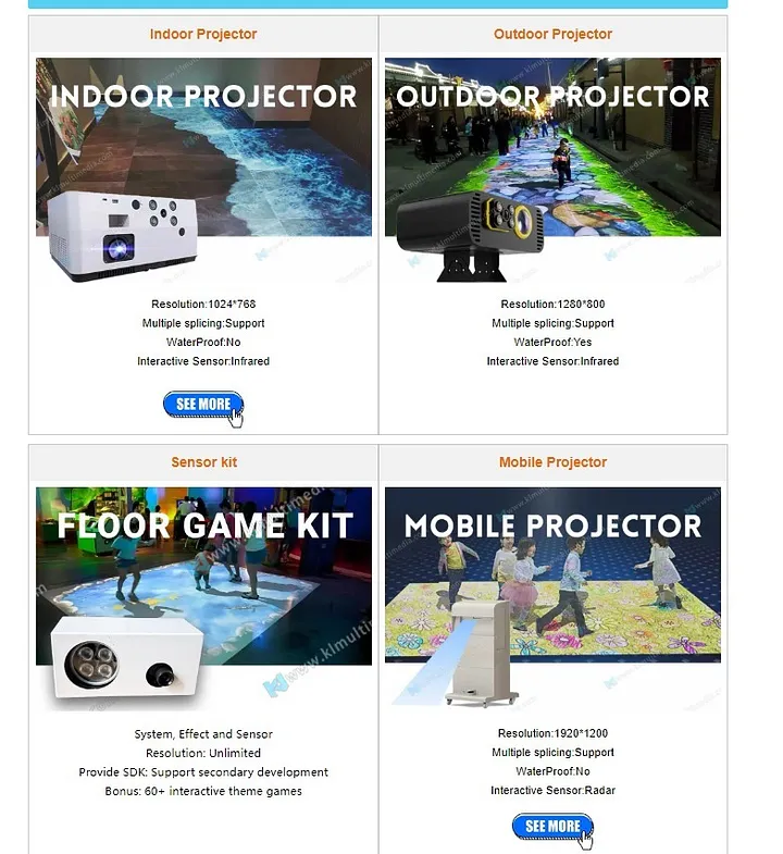 عرض جهاز العرض الأرضي