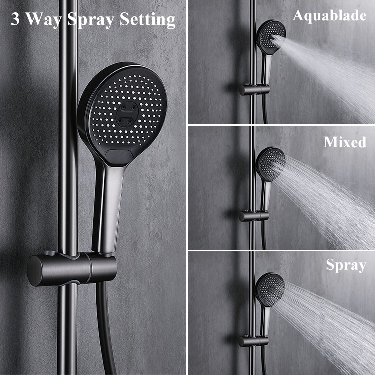 Cheap price brass bathroom shower faucet set