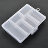 6 Grid Plastic Organizer Box 11.8x8.5x2.3cm