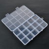 15 Grids Plastic Organizer Box 17.4x9.8x1.7cm