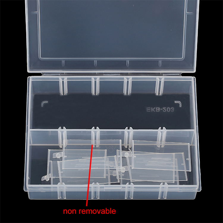 10 Grid Plastic Organizer Box 12.8x9.5x2.8cm