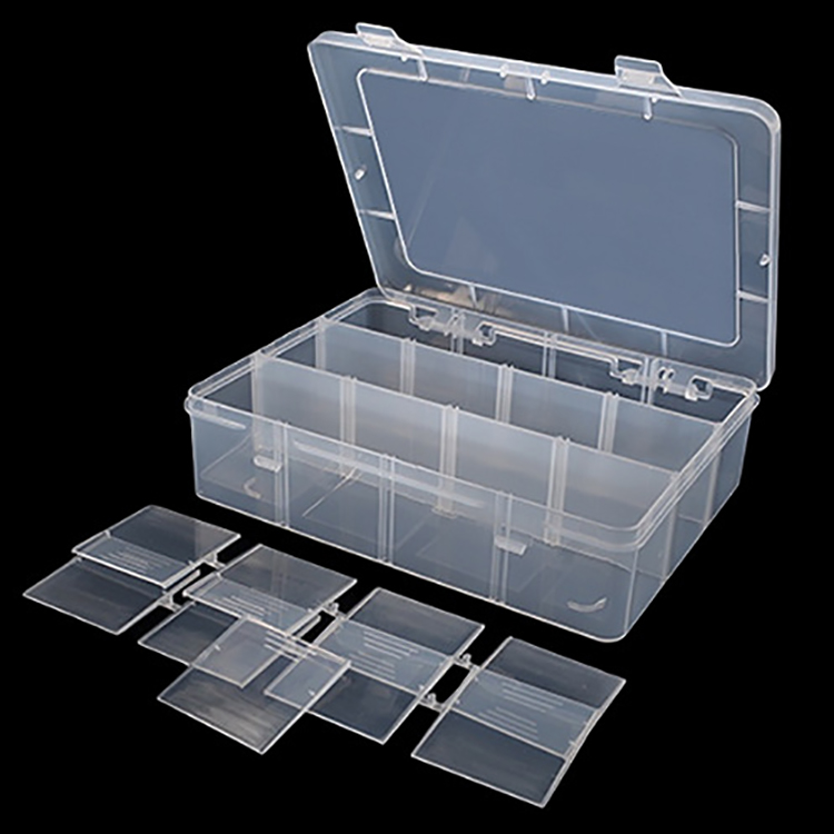 12 Grid Plastic Organizer Box 22.7x18x5.9cm