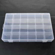 24 Grid Plastic Organizer Box 27.4x17.7x4.5cm