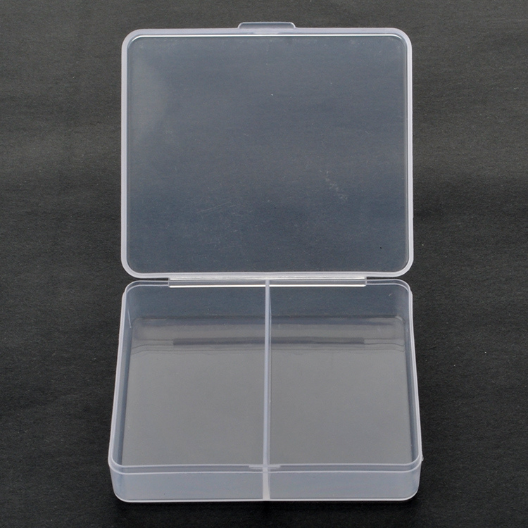 2 Grid Plastic Organizer Box 7.2x6.3x1.6cm