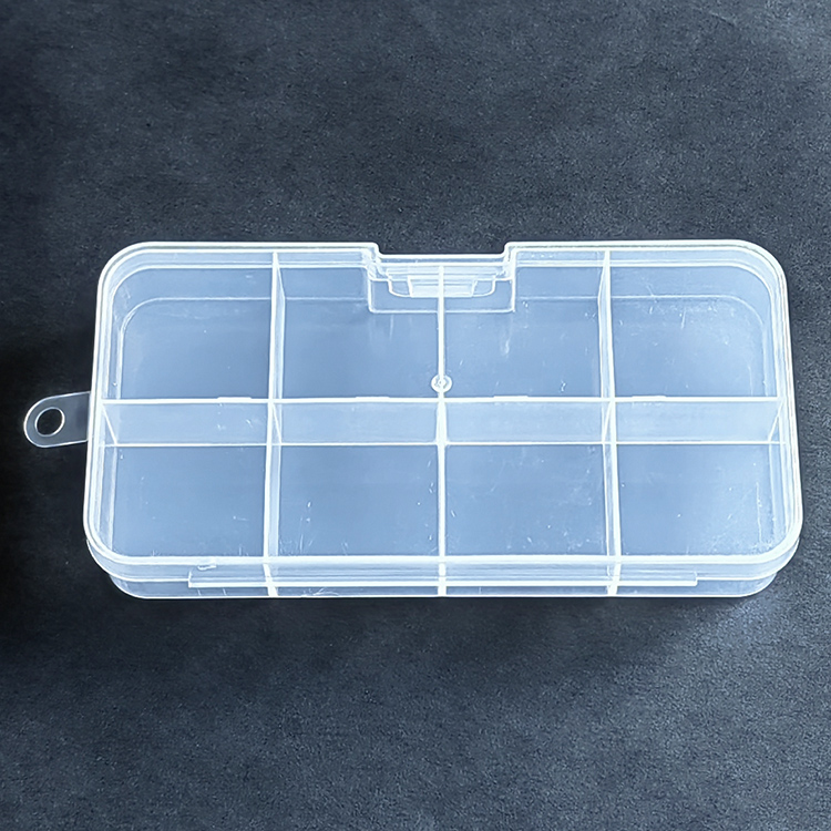 8 Grids Plastic Organizer Box 12.9x6.7x2.2cm