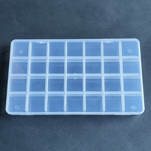 28 Grid Plastic Organizer Box 22x13x1.9cm