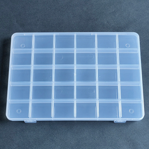 30 Grid Plastic Organizer Box 23.4x16.6x1.8cm