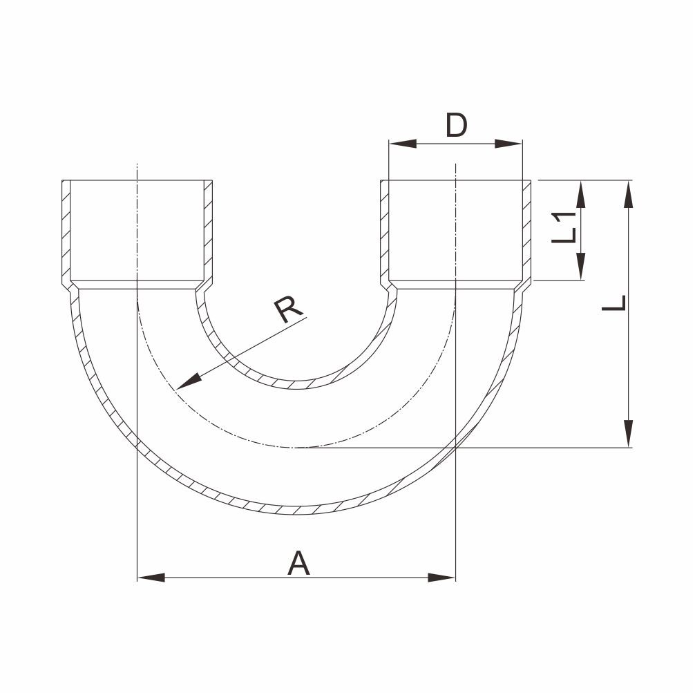 180 ڈگ تانبے کو کہنی (2)