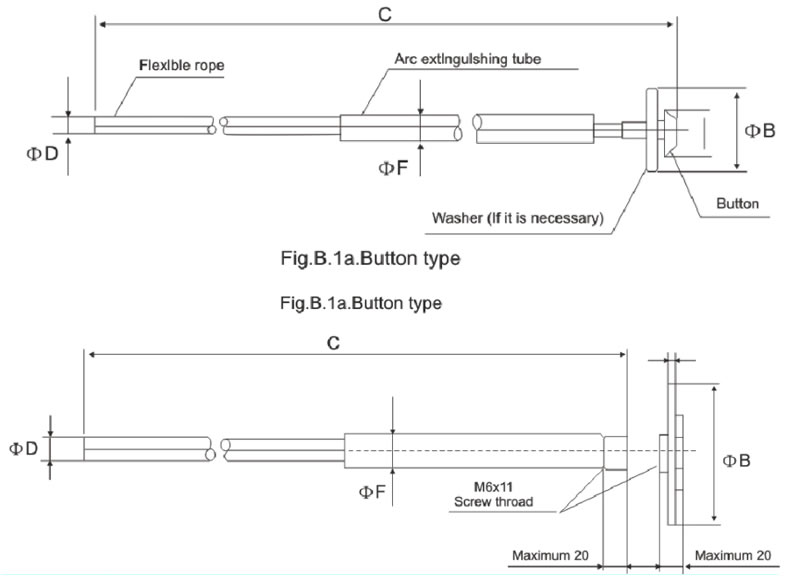 33kv-38kv-t-type-expulsion-fuse-link