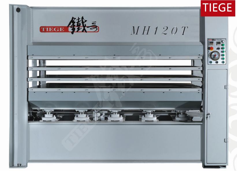 MDF gule Laminating Machine MDF gule lamineermasjien