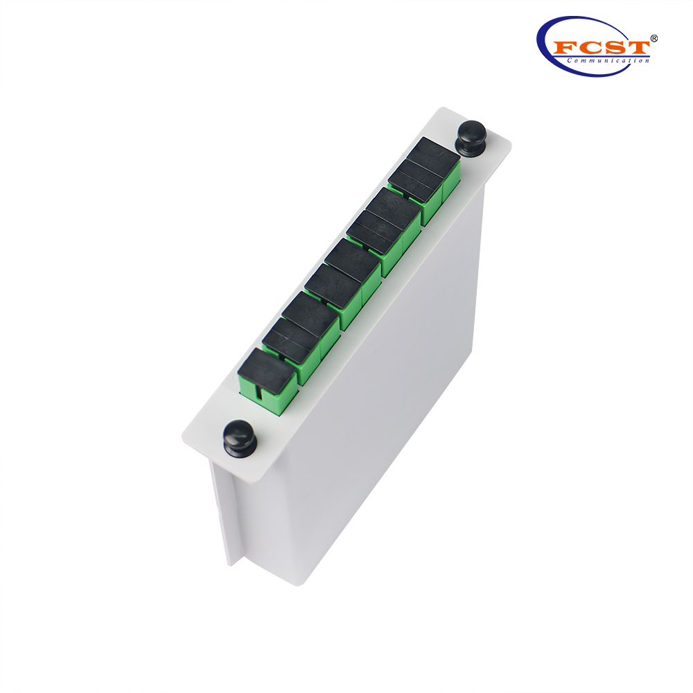 1-8 Type de boîte LGX Splitter PLC avec connecteur SCAPC