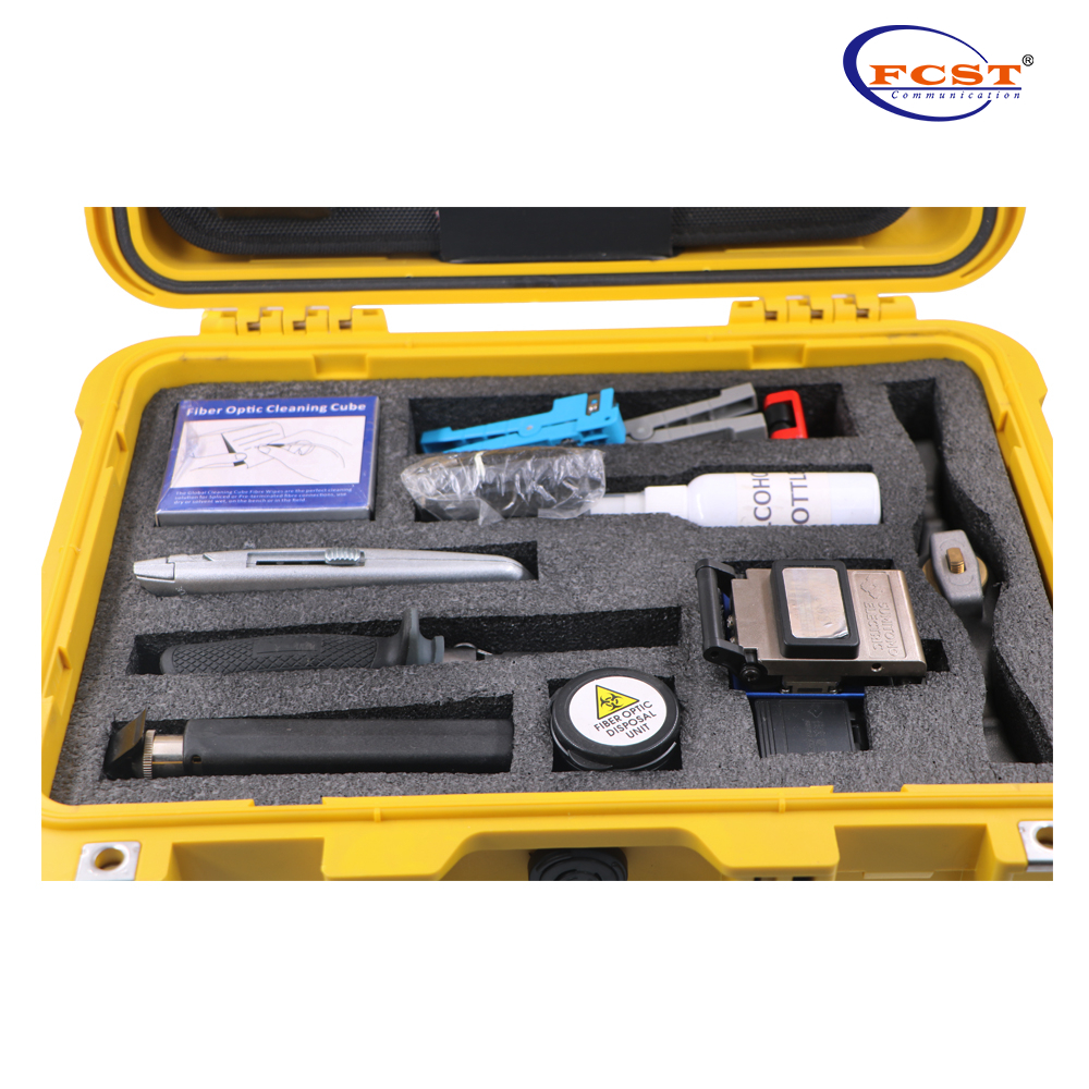 Kit de herramientas de empalme de fusión de fibra óptica FCST210203