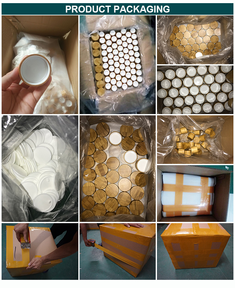 Natural Cosmetic Bamboo Container packsging عبوات مستحضرات التجميل الطبيعية من الخيزران