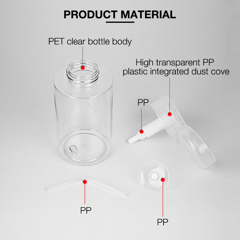 plastic toner makeup remover bottle 8Flasche mit Toner und Make-up-Entferner aus Kunststoff