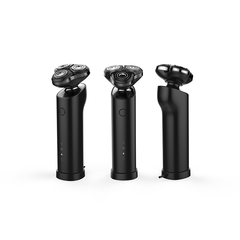 Triple head electric mini portable electric head shaver 