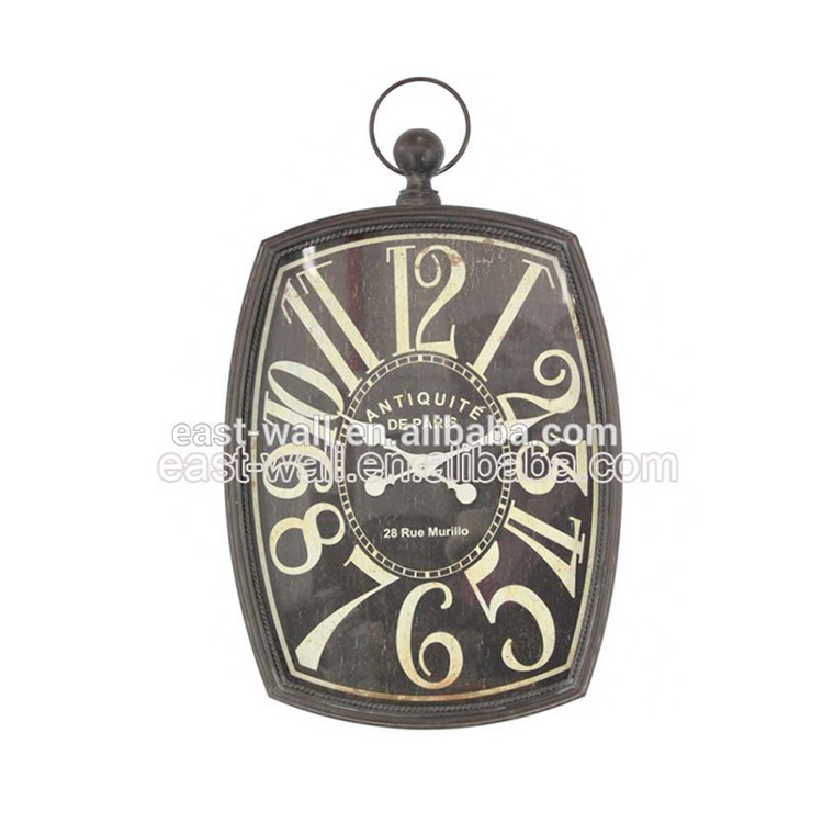 Price Cutting Customized Logo Printed Creative Items Clock Vintage London