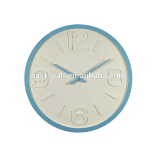 2018 3d Small Fresh Color Customization Decorative Vintage Wood Movement Wall Clock