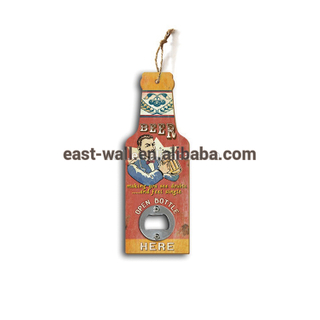 BEER OPEN BOTTLE 9MM MDF Vintage Beer Open Bottle Opener