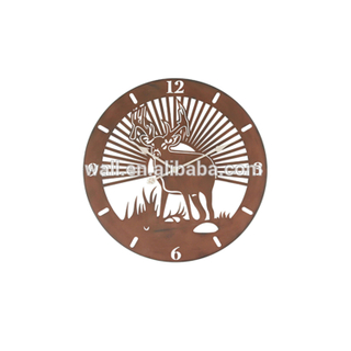 Wholesale Art Work Craft China Supplies Animals Images 60cm Wall Clock