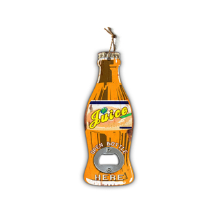 Custom Wholesale Retro Art Van Hanging Wooden Beer Bottle Opener