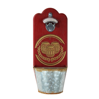Personalized Customized Logo MDF Wall Mounted Bottle Opener
