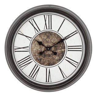 Roman Numeral Design France Paris Vintage Metal Wall Clocks
