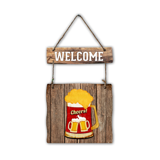 Cola Anime Custom HandmadeWood All Natural Household Vintage Wall Hanging