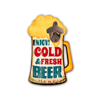 Ultra-High Quality Funny Souvenir Custom Push Down Bottle Opener