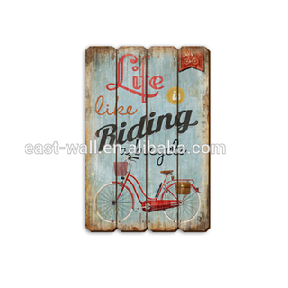 Rustic Home Decor Hot Selling Vintage Style Bicycle Picture For Kids