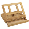 Tabletop Easel with Drawer 33.5x5x26cm Beech Wood