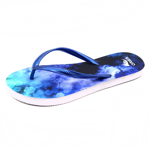 Starry Sky Pattern Hot Sale Mujer PE Playa Flip Flop Zapatillas AH-8P003 -Ories