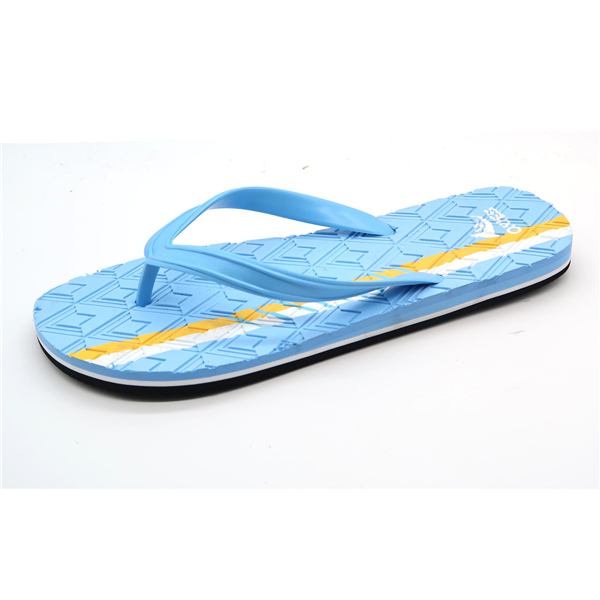 Raya mixta impresa masaje plantilla Flip Flop sandalias hombres deslizador AH-8E040 -Ories