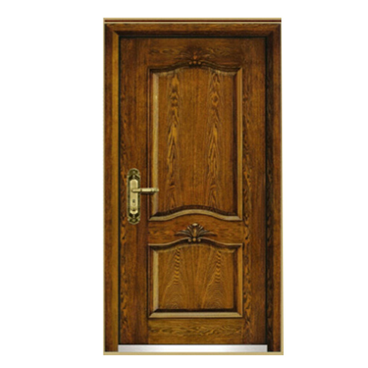 FPL-Z7024 Natural Wood Skin Armored Entrance Door