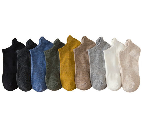 Custom cotton men socks pure Breathable solid sports socks for men gym mens socks