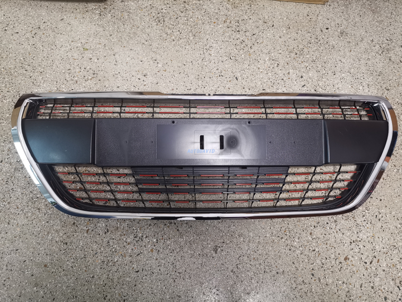 شبك امامي كامل احمر غامق بيجو 208 2016