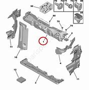 دعم الرادياتير العلوي PG301 M33 2013 OEM: 9675630080 DVD09-0606