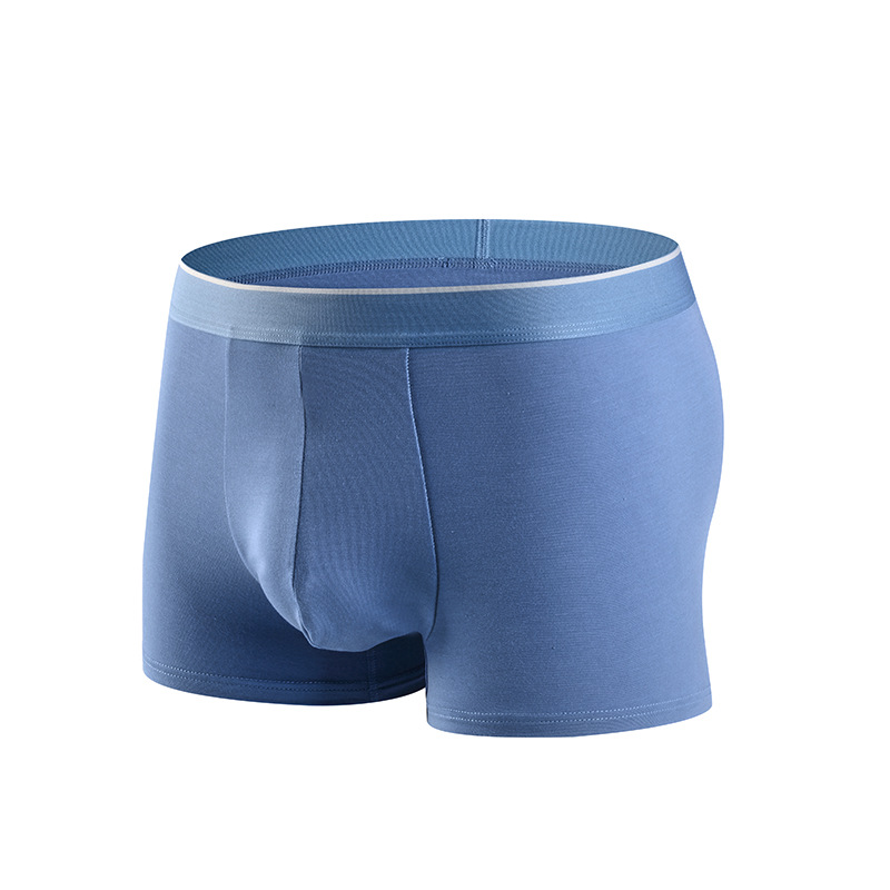 Manufactroy Hot Selling fabric 60s Seamless Boxers Briefs Mens Underwear Solid Color Modal Boxer Shorts Underpants For Man