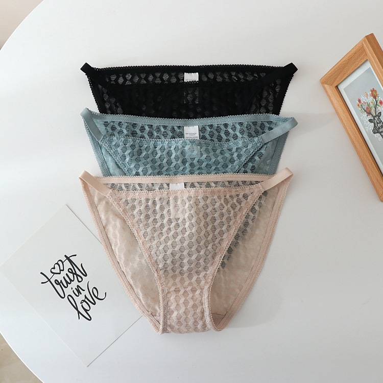 Wholesale underwear female lace breathable shorts summer women sexy panties