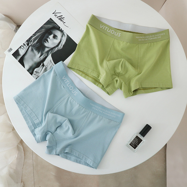 Custom breathable plus size comfortable Cotton boxer para hombres briefs men underwear boxer