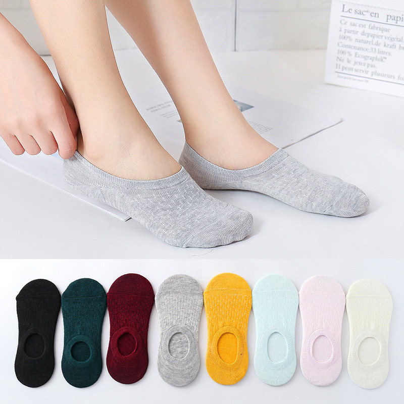 Hot Sale Man Cotton Nylon Short Low Cut socks No Show Ankle Socks Liner Non Slip hidden Invisible socks for Men women